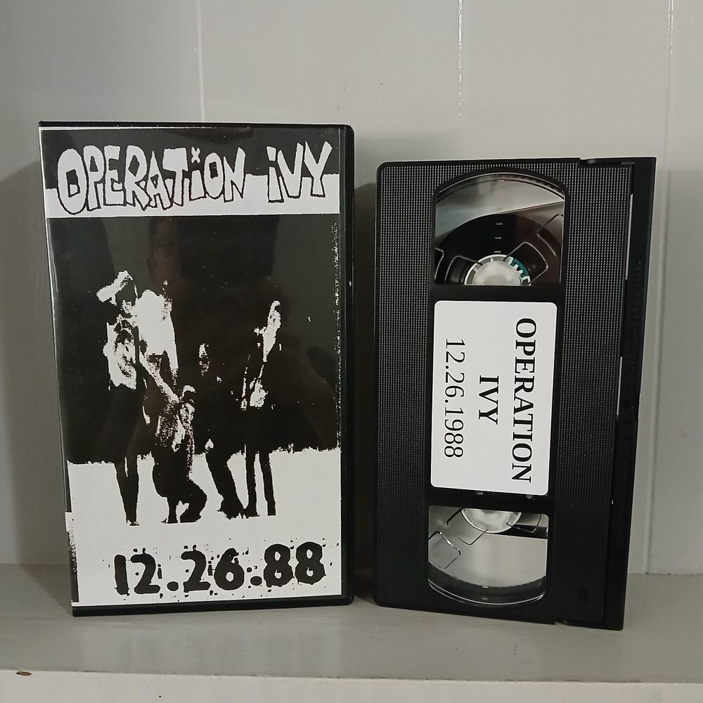 Operation Ivy VHS Live At Danceteria Sacramento CA 1988 Ska Punk Rock Rancid